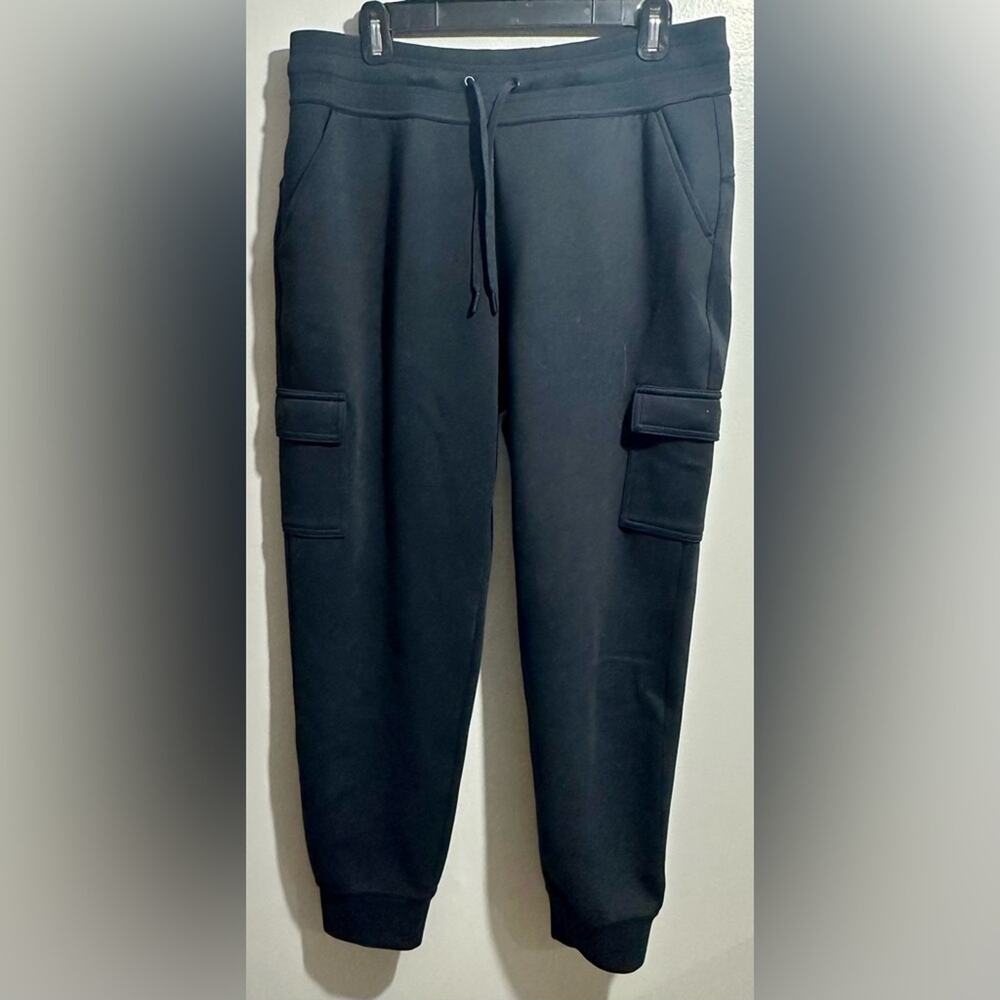 32 Degrees Charcoal Cargo Joggers Size M Black (R1)